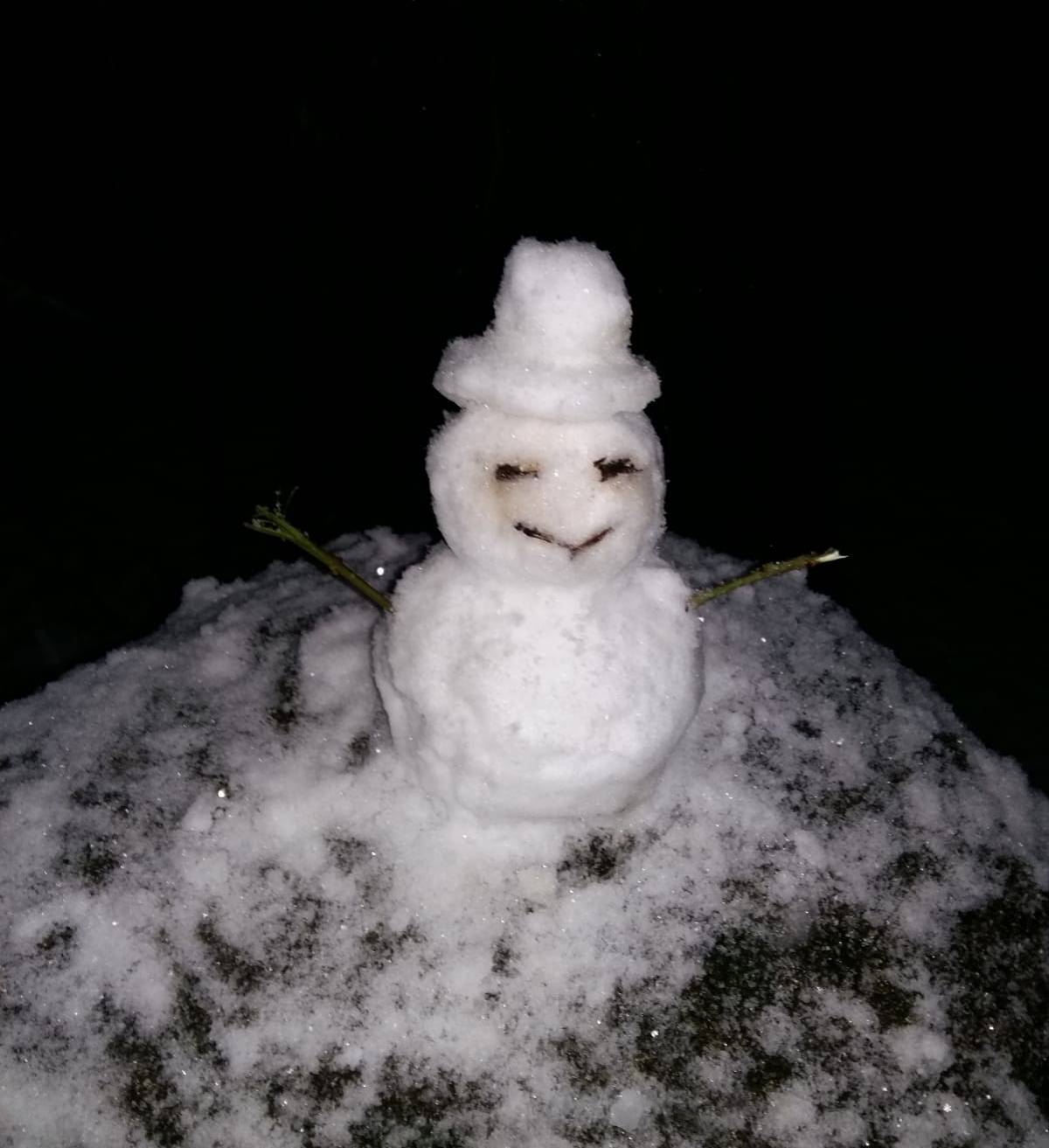 Der Schneefall am Wochenende sorgte für
