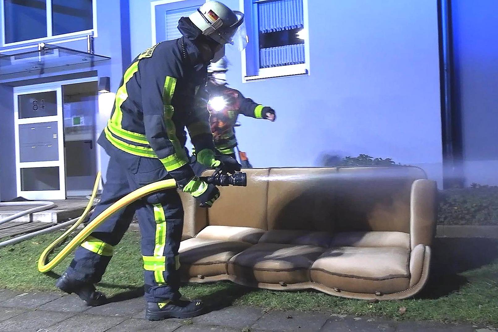 Brand an der Stettiner Straße