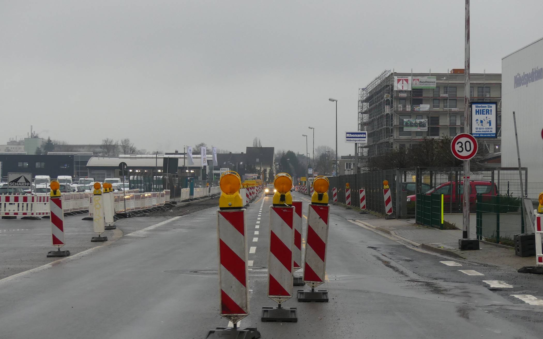 Am Jostenhof wird schon gebaut. Fertig