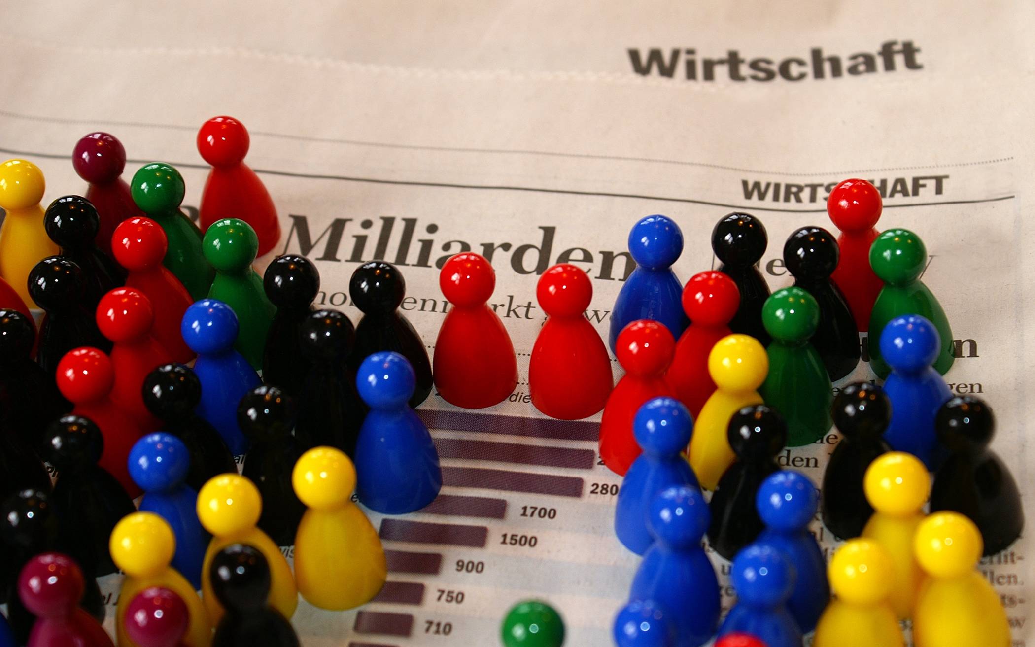 Uneinheitliche Schar: Das Konjunkturbild in der