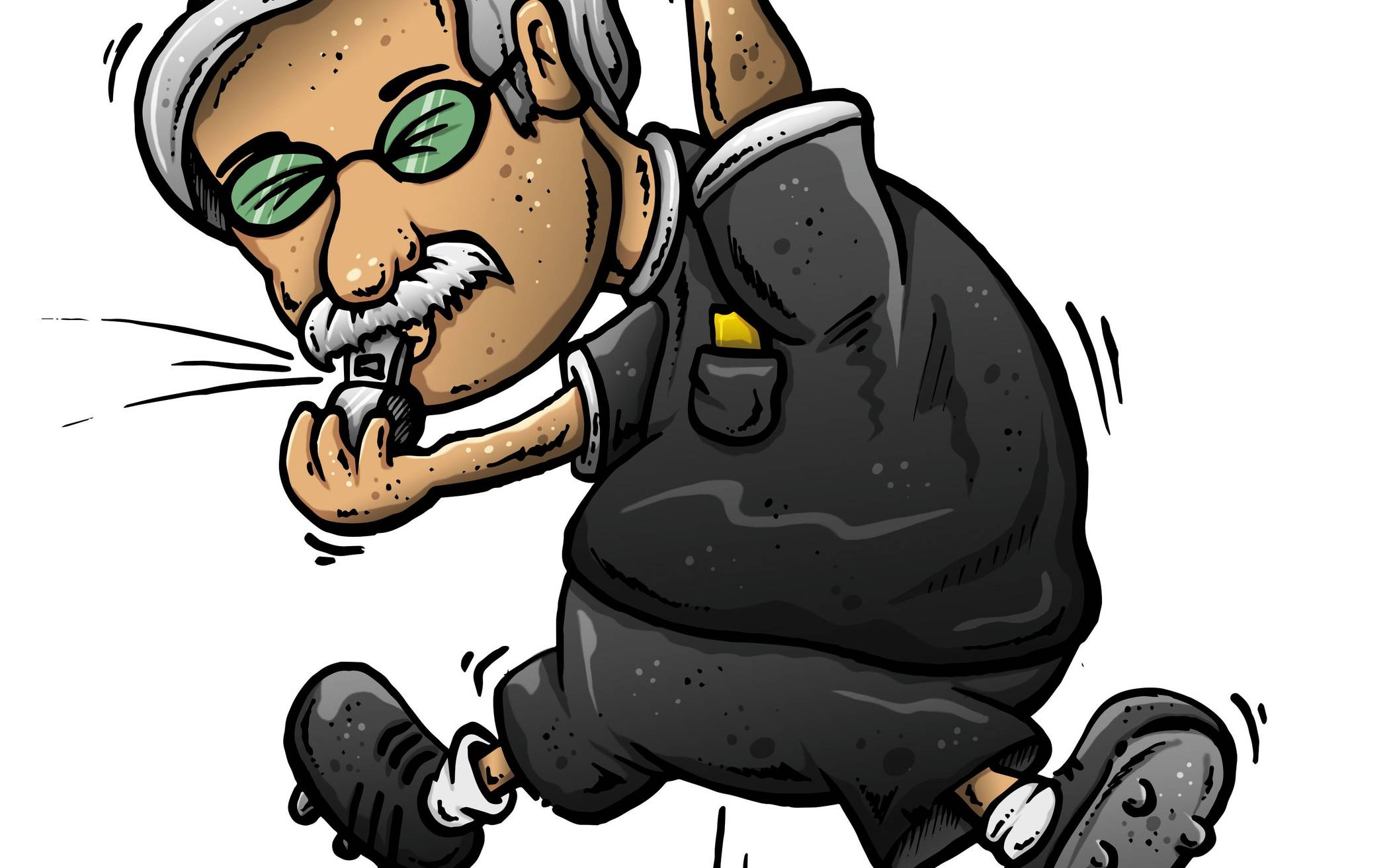 Cover des Buches „Einmal Schiri, immer