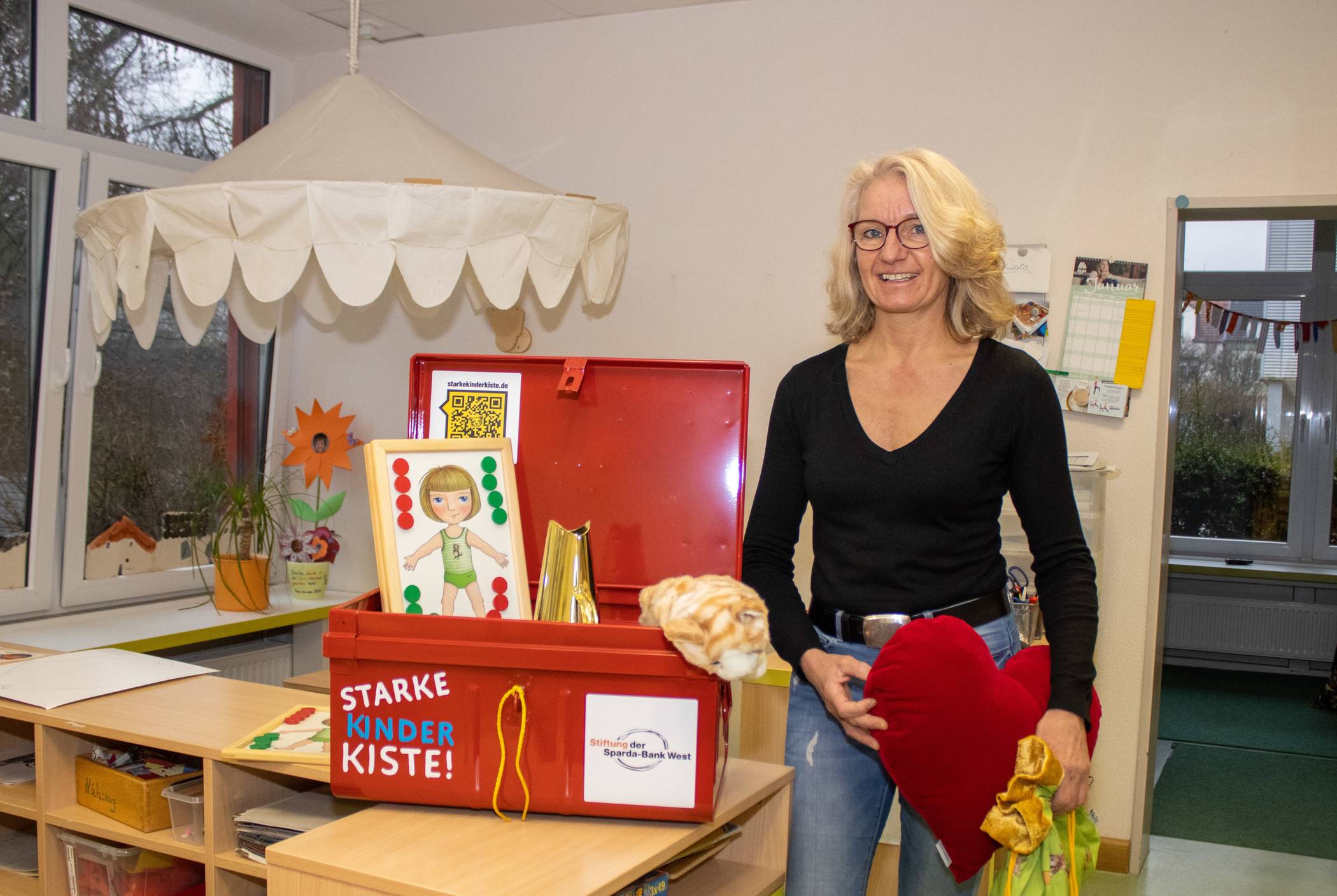 Andrea Jansen vom Tausendfüßler mit der „Starke Kinder Kiste",