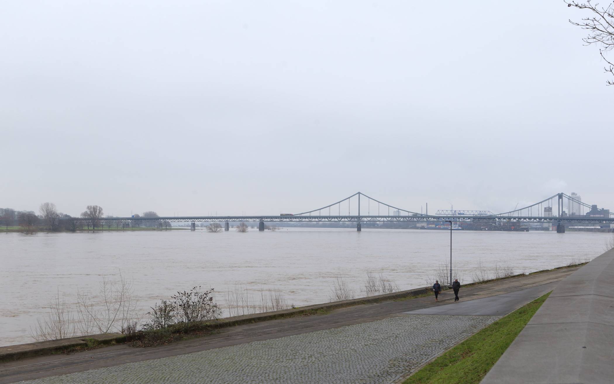 Hochwasser in Uerdingen