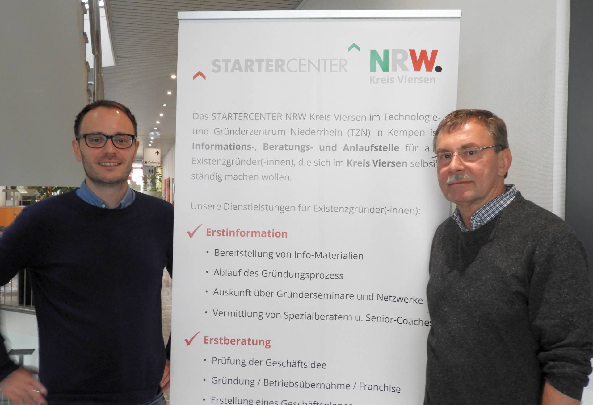 Jan-Niclas Müller (l.) hat Anfang des