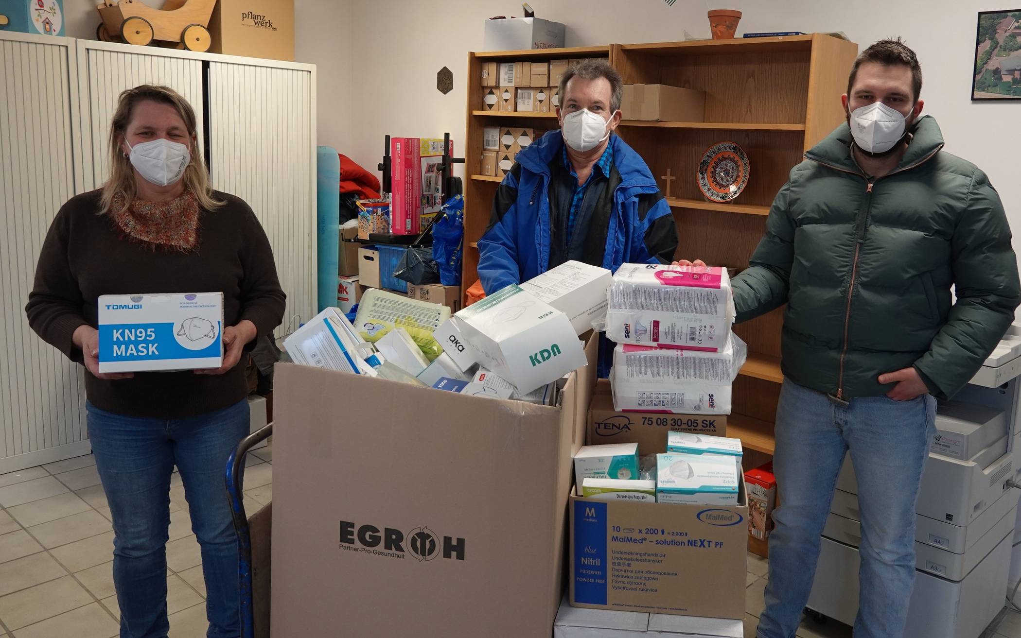 Tanja Braun, Peter Tullius und Philipp