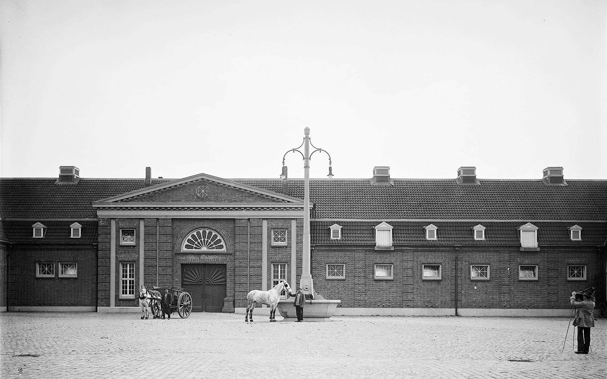 Der Pferdestall damals