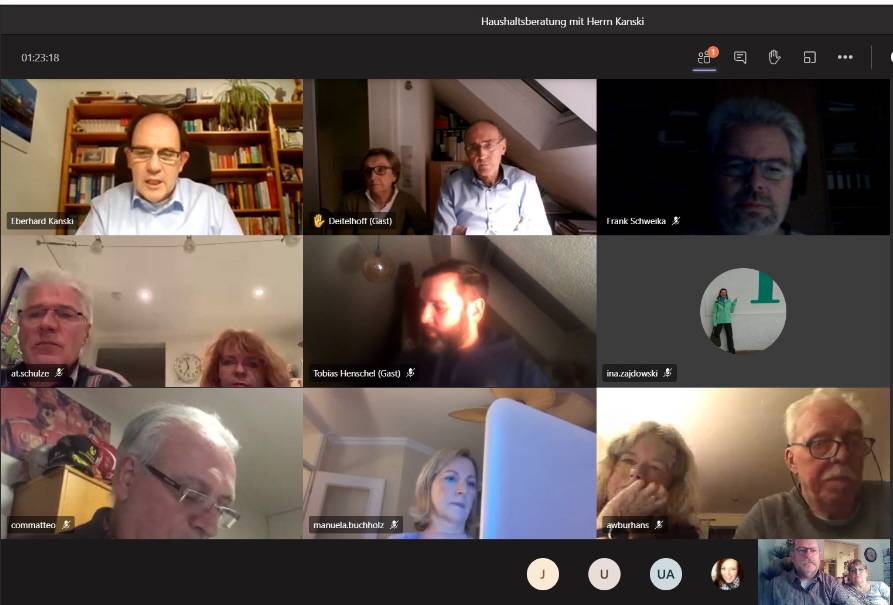 Die Fraktion „Die Grafschafter“ lud Eberhard Kanski vom Bund der Steuerzahler NRW auch in diesem Jahr wieder zu ihren Haushaltsberatungen ein.