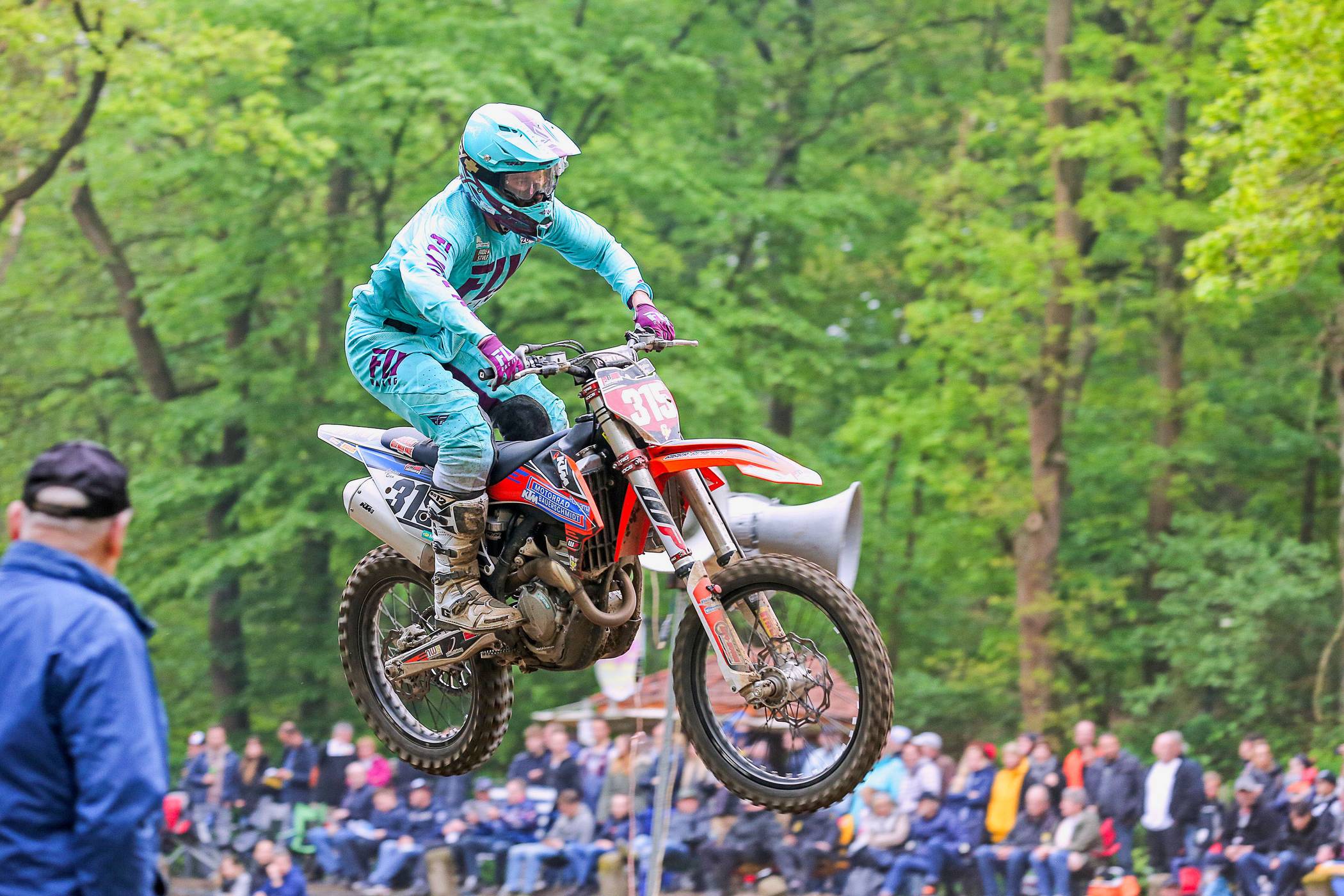 Gianluca Ecca gehört zu den Top-Motocrossern vom Niederrhein.