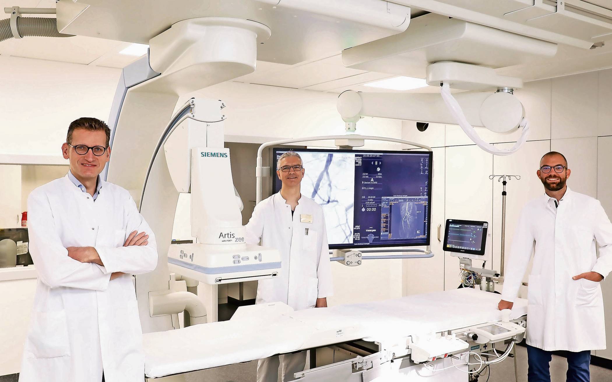 3-D-Bilder und CT-Technik schonen den Patienten: Die Radiologie im Eli nimmt neue digitale Angiographie-Anlage in Betrieb.