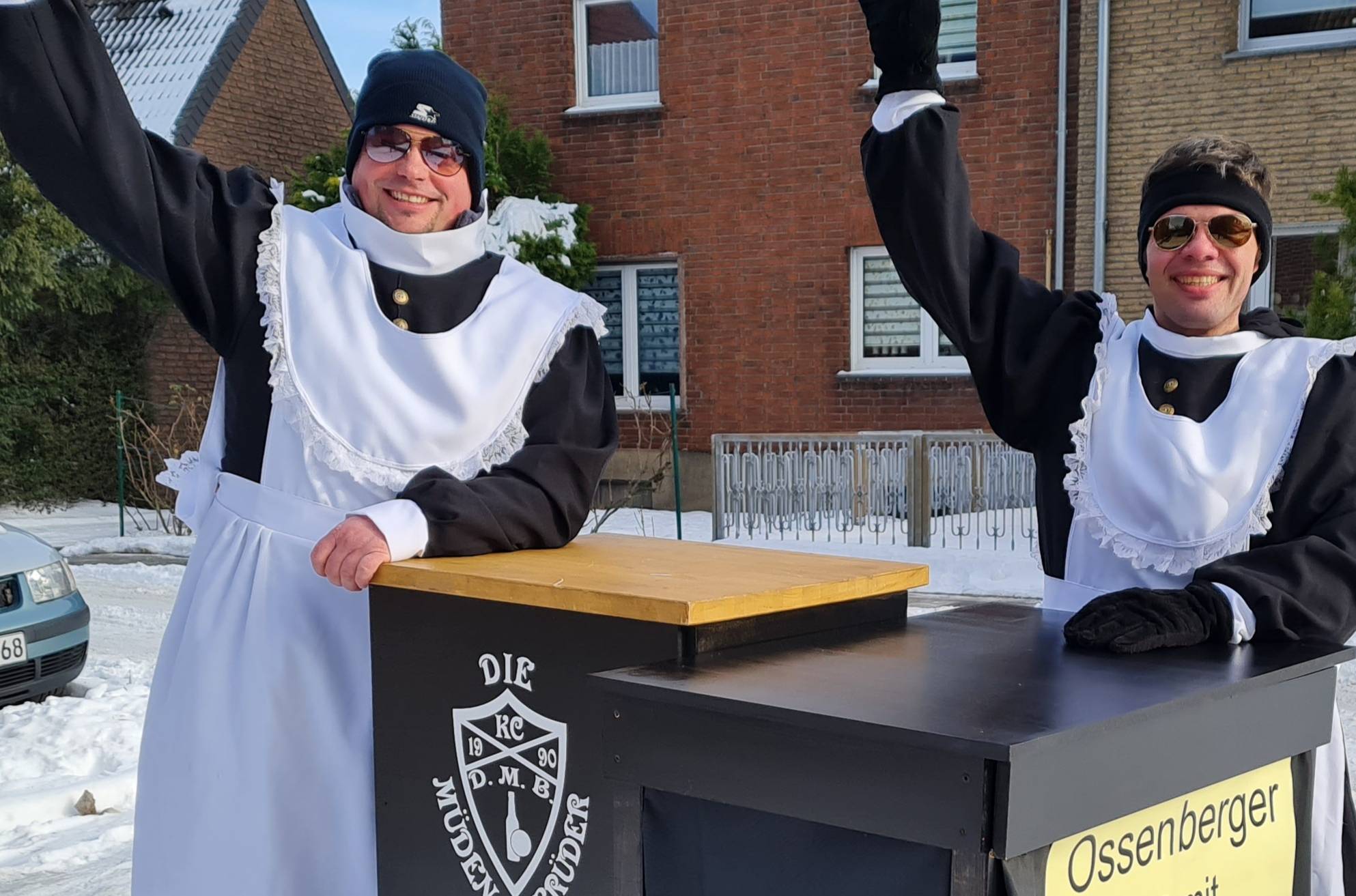  Karneval feiern trotz Corona - Ossenberg zeigt, wie's geht. 