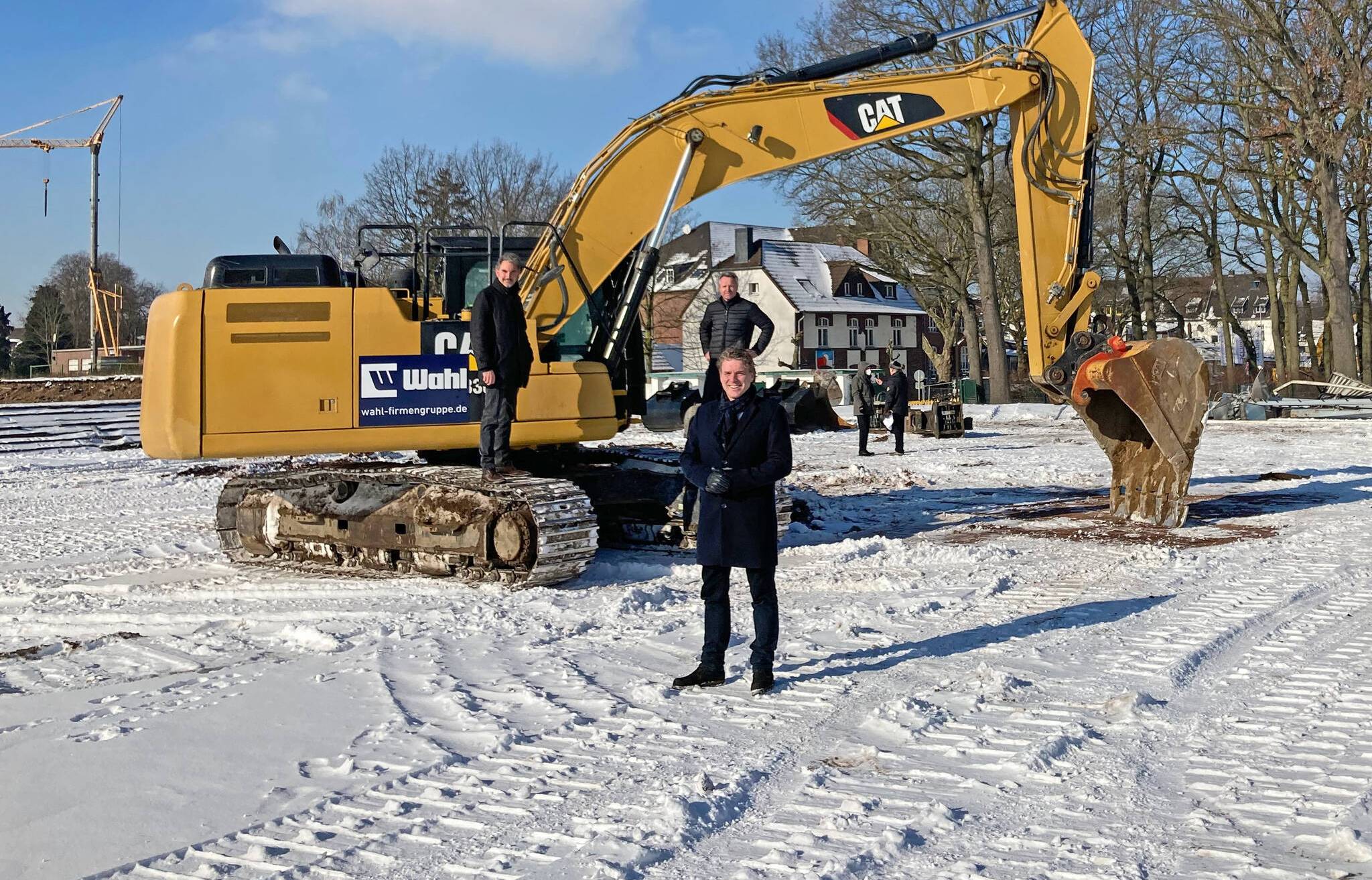 Endlich geht es los! Bürgermeister Christoph